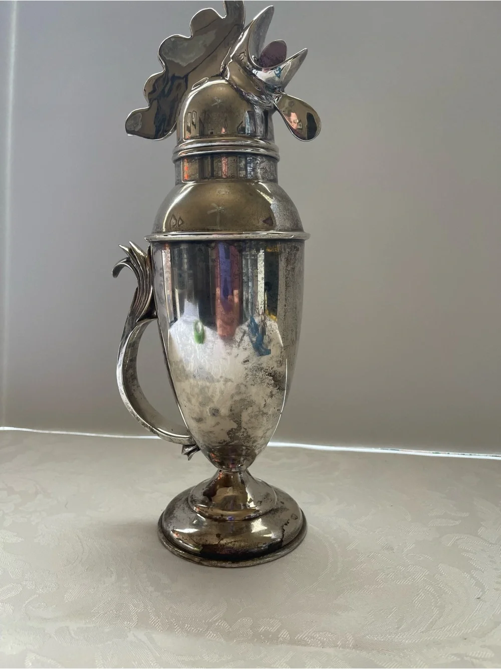 Vintage Restoration Hardware Rooster Cocktail Shaker